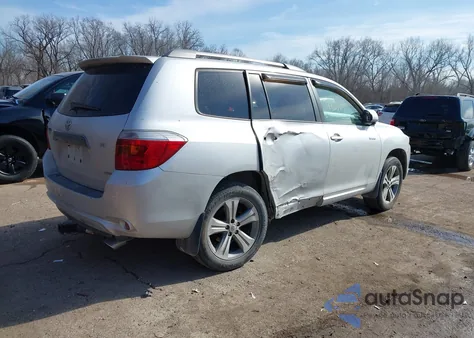2008 Toyota Highlander Sport from USA, damaged, VIN JTEES43A482094357